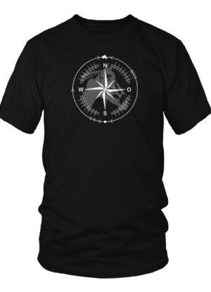 Caro Shirt - Compass Schwarz