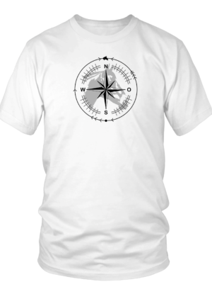 Caro Shirt - Compass Weiß